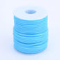 Purilite Select Hollow Rubber Cord Roll for Jewelry Making, Flexible PVC Tubular Craft Cord, DIY Bracelet and Necklace Thread, 2mm 3mm 4mm