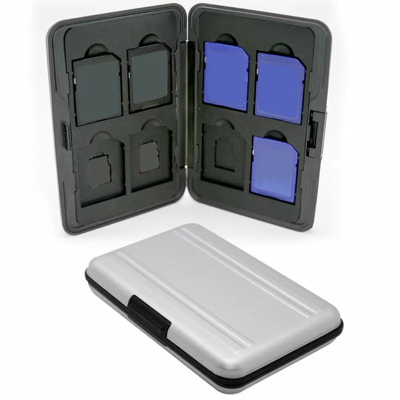 Purilite Select Silver Memory Card Case