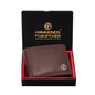 HAMMONDS FLYCATCHER Leather Wallet – Pure Cow Leather Bi-Fold Wallet for Men (Model: HF592LNBR) - PuriLite