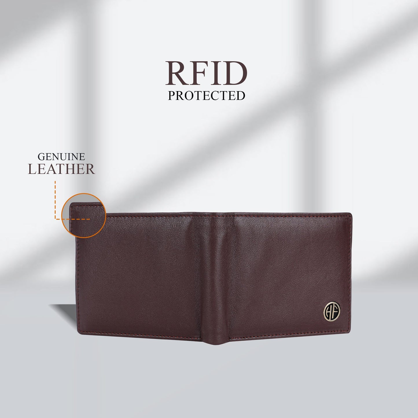 HAMMONDS FLYCATCHER Premium Pure Cow Leather Bi-Fold Wallet – Model HF594 - PuriLite