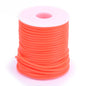 Purilite Select Hollow Rubber Cord Roll for Jewelry Making, Flexible PVC Tubular Craft Cord, DIY Bracelet and Necklace Thread, 2mm 3mm 4mm