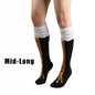 Purilite Select Funny Cartoon Chicken Leg Thigh High Socks | Stretchy Novelty Cosplay Socks for Women EU 38-43