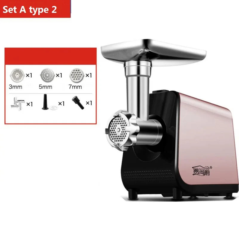 Purilite Select 3-in-1 Heavy Duty Electric Meat Grinder – 350W