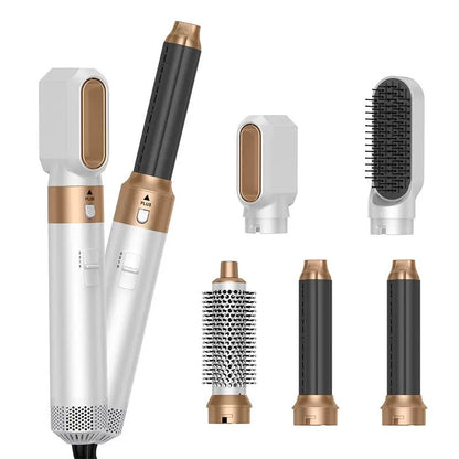 5-in-1 Hair MultiStyler – Interchangeable Attachments for Straightening, Curling, Waving, Volumizing & Smoothing