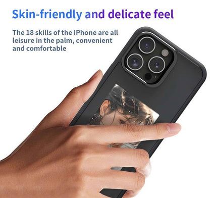 E-Ink Screen Phone Case with Smart NFC – Customizable App-Controlled Back Cover for iPhone 13, 14 & 15 Pro Max