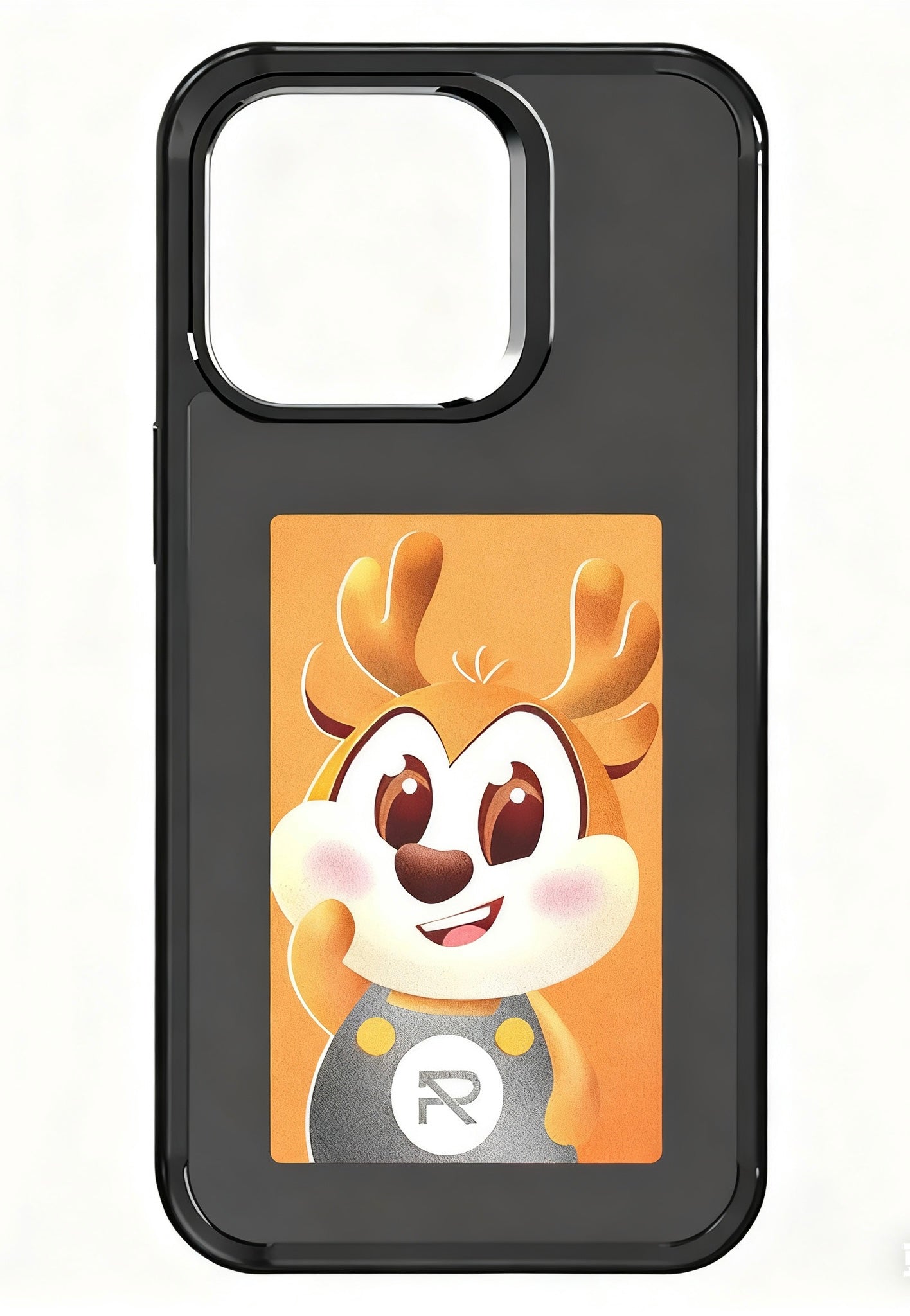 E-Ink Screen Phone Case with Smart NFC – Customizable App-Controlled Back Cover for iPhone 13, 14 & 15 Pro Max