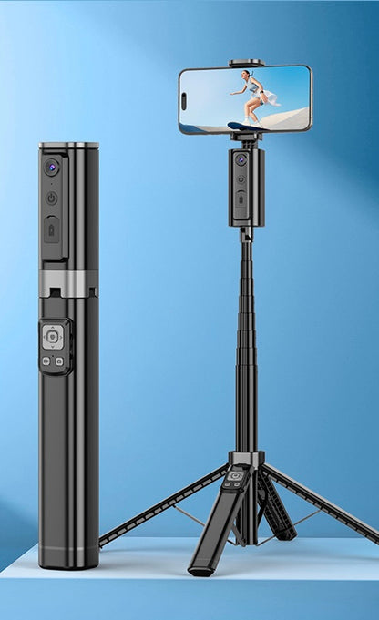 Bluetooth Selfie Stick & Compact Tripod – Mobile Phone & Small Camera Stand