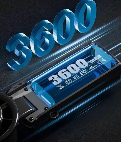 High-Speed Handheld Fan – Transparent Design, Smart Speed Control, Built-in Compressor & Multipurpose LED Torch