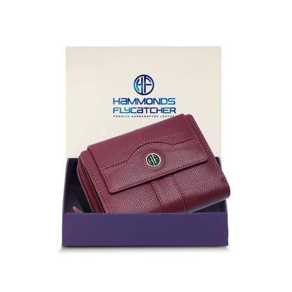 Hammonds Premium Cow Leather Women’s Wallet | Genuine Cow Leather RFID Protected Ladies Wallet | Stylish & Spacious Clutch Wallet | Secure Women’s Wallet - PuriLite