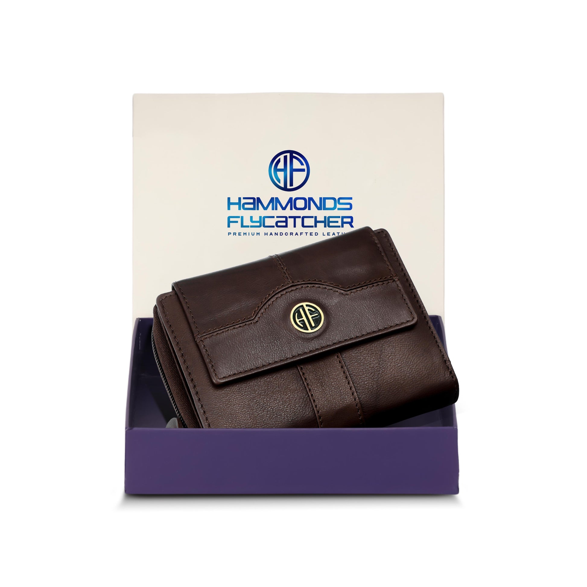 Hammonds Premium Cow Leather Women’s Wallet | Genuine Cow Leather RFID Protected Ladies Wallet | Stylish & Spacious Clutch Wallet | Secure Women’s Wallet - PuriLite