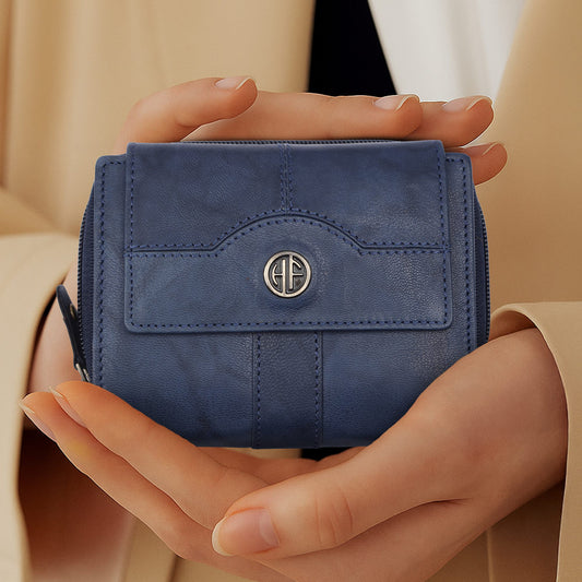 Hammonds Premium Cow Leather Women’s Wallet | Genuine Cow Leather RFID Protected Ladies Wallet | Stylish & Spacious Clutch Wallet | Secure Women’s Wallet - PuriLite