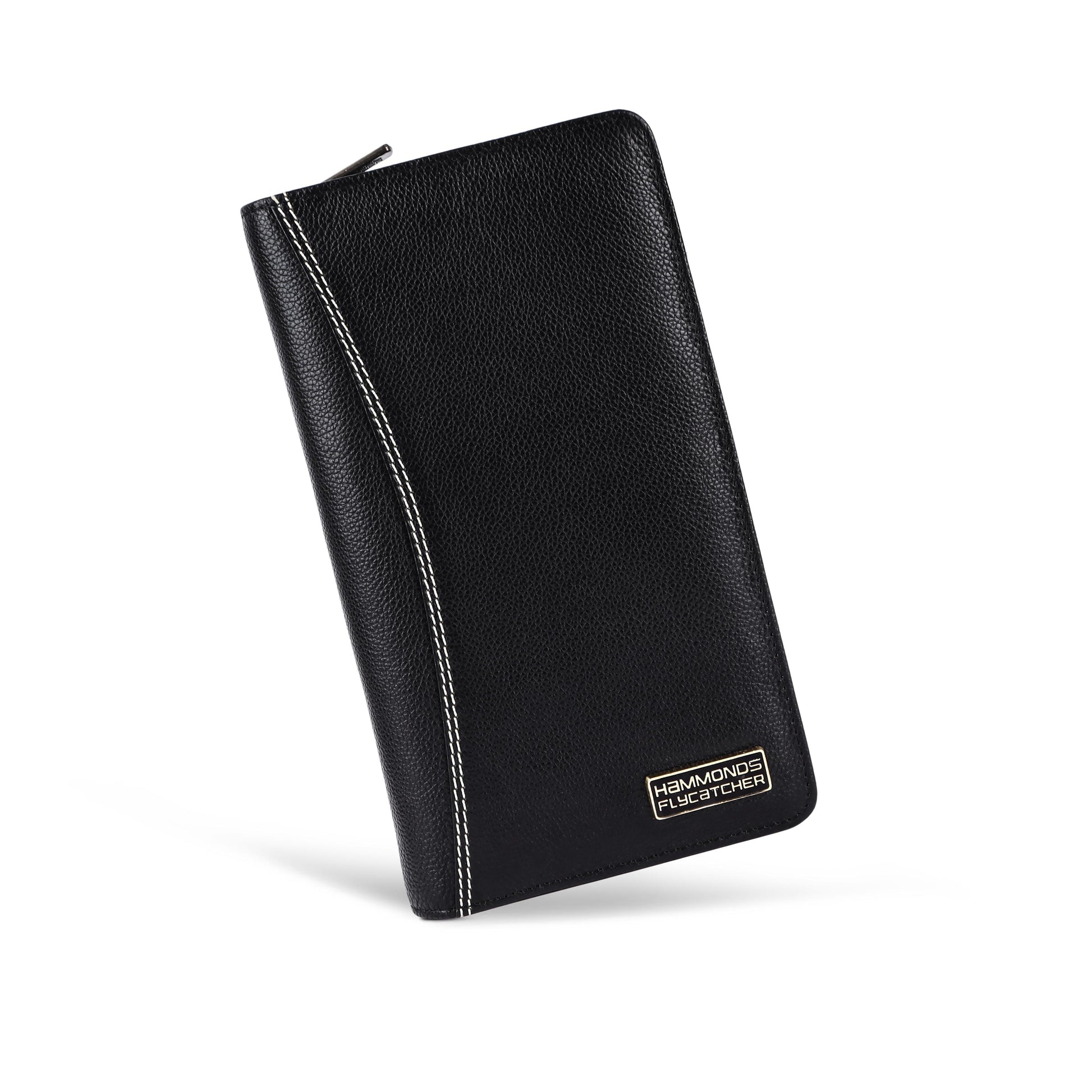 Hammonds Flycatcher Premium Cow Leather Unisex Passport Cover | Genuine Cow Leather RFID Travel Wallet | Organized Passport & Card Holder | Stylish Travel Accessory - PuriLite