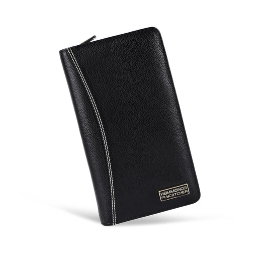Hammonds Flycatcher Premium Cow Leather Unisex Passport Cover | Genuine Cow Leather RFID Travel Wallet | Organized Passport & Card Holder | Stylish Travel Accessory - PuriLite