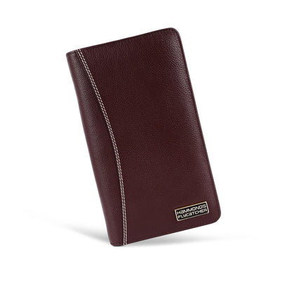 Hammonds Flycatcher Premium Cow Leather Unisex Passport Cover | Genuine Cow Leather RFID Travel Wallet | Organized Passport & Card Holder | Stylish Travel Accessory - PuriLite