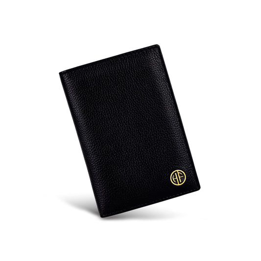 Hammonds Flycatcher Premium Cow Leather Unisex Bi-Fold Passport Holder | Genuine Cow Leather RFID Protected Travel Document Organizer | Compact & Stylish Travel Wallet - PuriLite