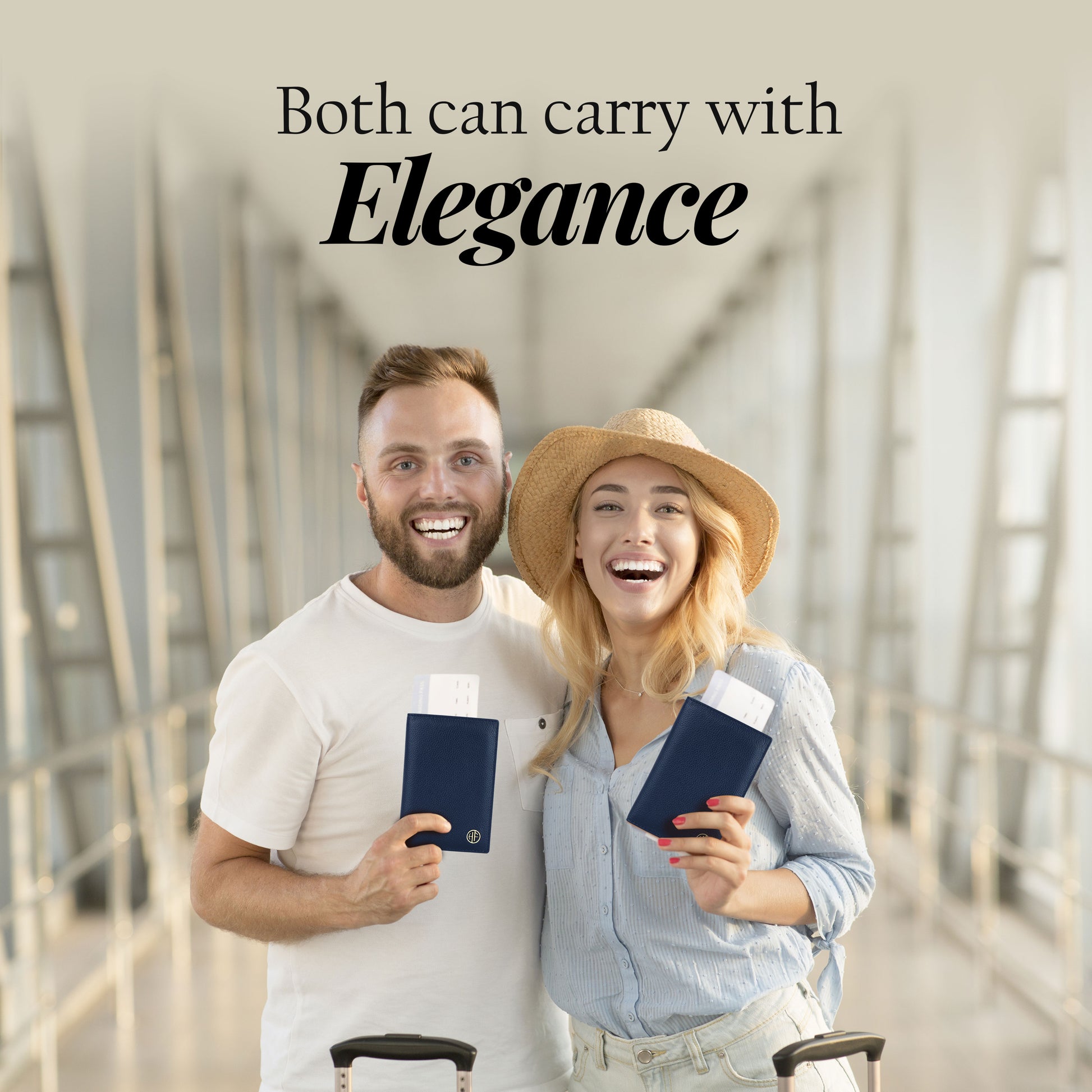 Hammonds Flycatcher Premium Cow Leather Unisex Bi-Fold Passport Holder | Genuine Cow Leather RFID Protected Travel Document Organizer | Compact & Stylish Travel Wallet - PuriLite