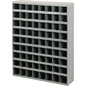 Durham 350-95 Cold Rolled Gray Steel 72 Opening Bin, 33-3/4" W x 42" H x 8-1/2" Depth