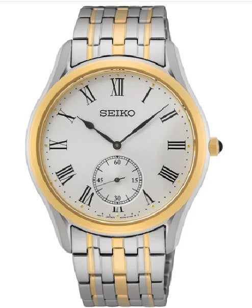 Seiko Two-Tone White Dial Men’s Watch