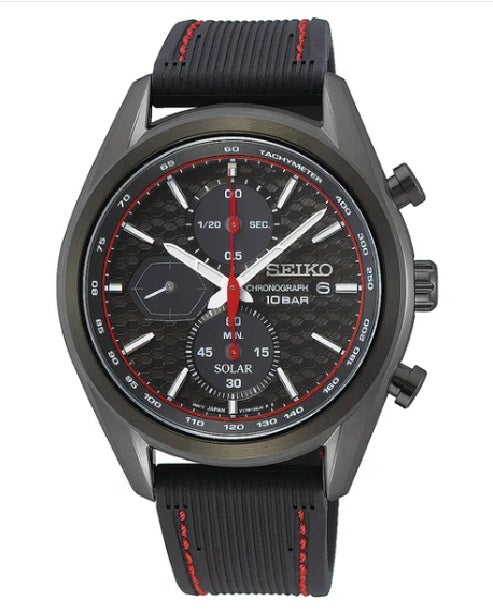 Seiko Black Dial Men's Watch