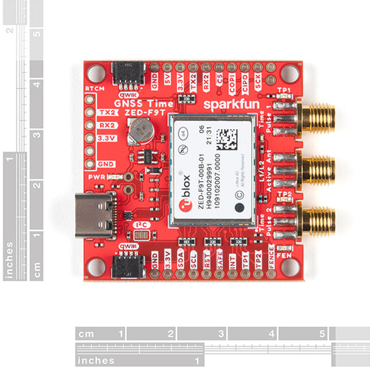 SparkFun GNSS Timing Breakout - ZED-F9T (Qwiic) - PuriLite