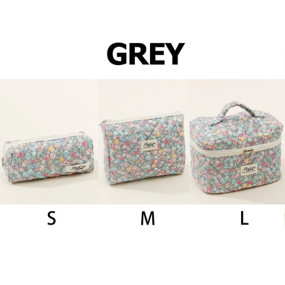 Purilite Select Quilted Cotton Makeup Bag