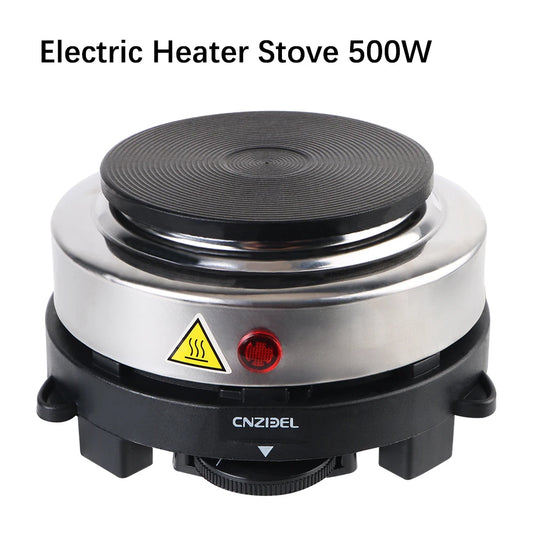 Purilite Select 500W Mini Electric Heater Stove – Multifunctional Hot Plate for Milk, Water & Coffee (EU Plug)