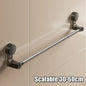 Purilite Select Retractable Suction Cup Towel Rack – Wall Mounted No-Drill Stainless Steel Towel Bar with Strong Hold for Bathroom & Kitchen Storage - PuriLite