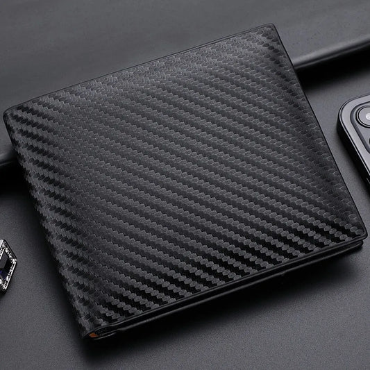 Purilite Select Carbon Fiber Short Wallet for Men