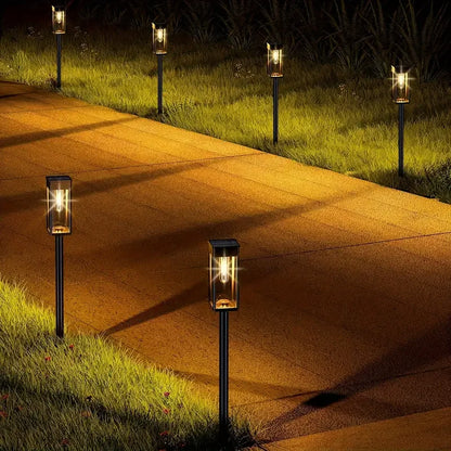 Purilite Select Solar Garden Pathway Lights Outdoor Waterproof Landscape Lawn Lights with Automatic On/Off