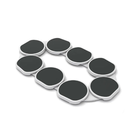 Purilite Select | Multifunctional Oval Food Turntable | Portable Dining Table | Rotating Dining Tray | Train Tableware | Serving Food