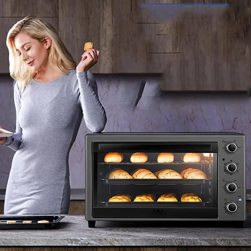 Purilite Select 60L Electric Oven | Large Capacity Multifunction Home Baking Oven | Hot Air Circulation Countertop Oven - PuriLite