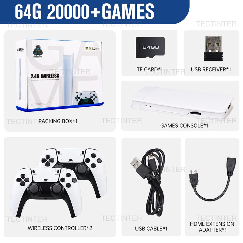 Purilite Select – Retro 4K Wireless Game Console