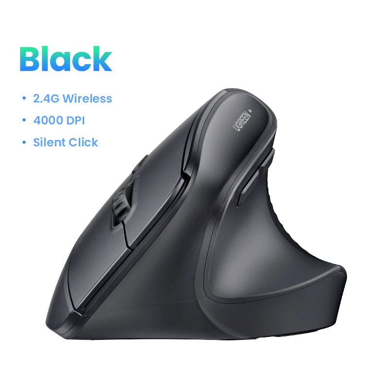 🖱️ Purilite Select – Vertical Wireless Ergonomic Mouse 2.4G