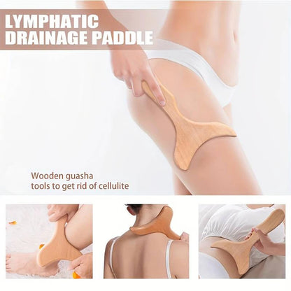 Purilite Select Wooden Massage Roller Tool Set