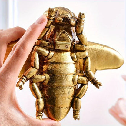 Purilite Select Golden Bee Wall Sculpture – Art Deco Resin Insect Wall Decor | Handcrafted Home & Gallery Decoration