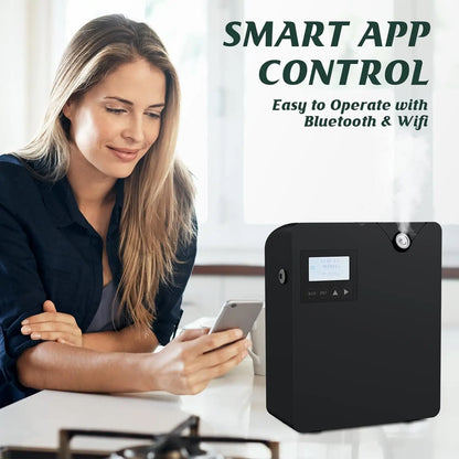 Purilite Select Smart Scent Air Machine – Waterless Essential Oil Diffuser with Bluetooth & WiFi Control | Cold Air Nano Mist Technology