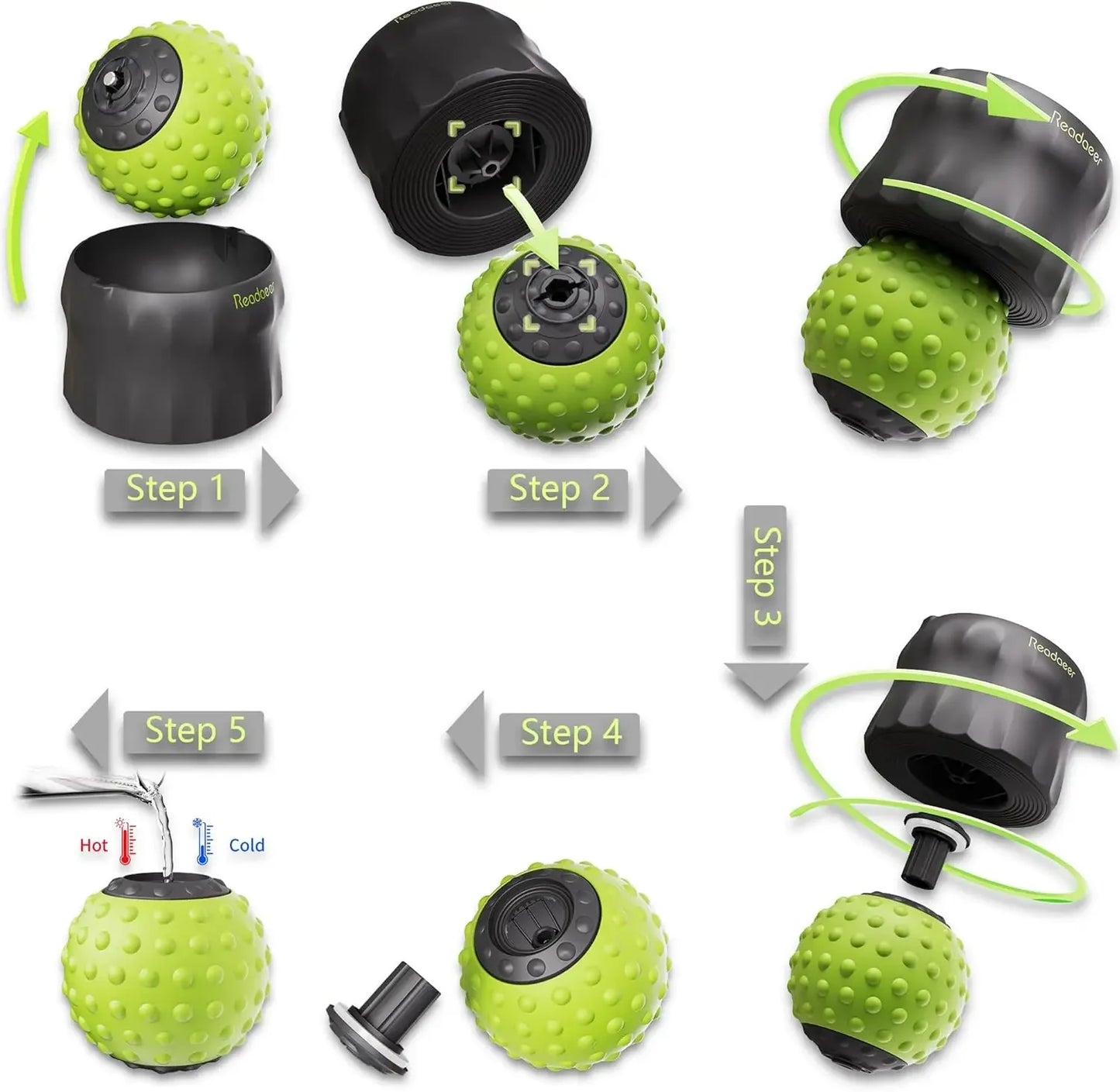 Purilite Select Fascia Ball – Cold & Hot Compress Muscle Massage Ball for Full-Body Relaxation