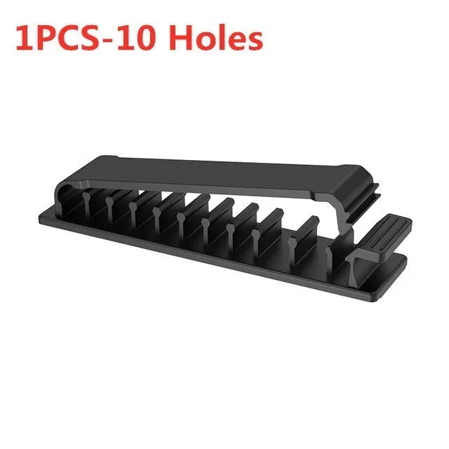 Purilite Select – 10-Hole Adhesive Cable Organizer