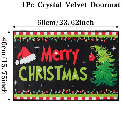 Purilite Select Christmas Welcome Doormat – Festive Outdoor Carpet for Merry Christmas & New Year 2025 Decor
