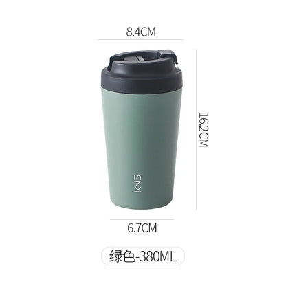 Purilite Select – 380ML Ceramic Coffee Mug with Lid (Modern Minimalist Style)