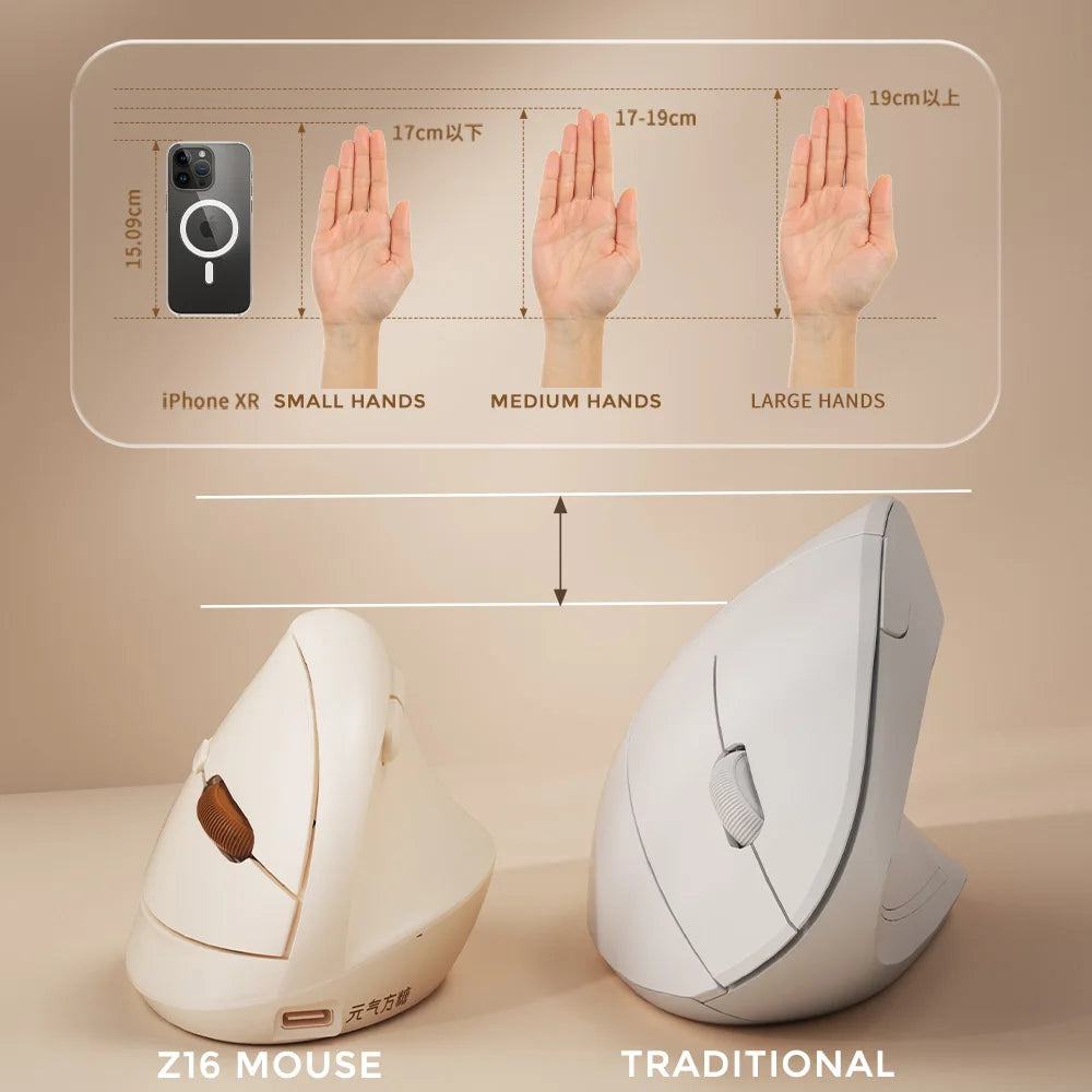 Purilite Select Z16 Mini Vertical Ergonomic Mouse