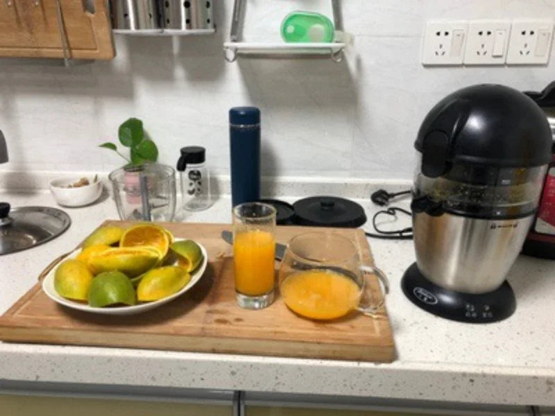 Purilite Select Automatic Citrus Juice Extractor Machine – Commercial Grade Orange Juicer, Compact Tabletop Design, High-Efficiency Fresh Juice Maker - PuriLite