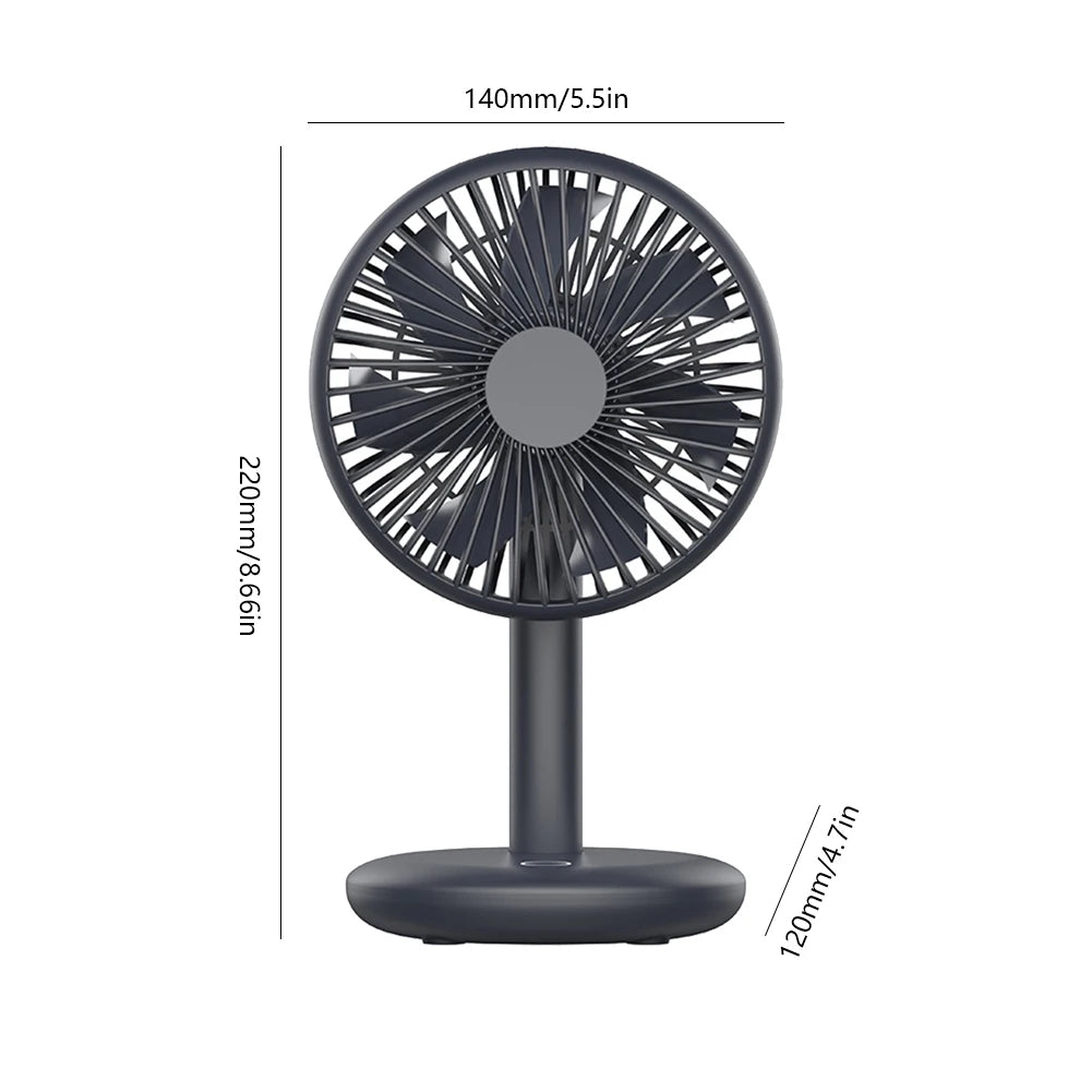 Purilite Select™ Dual-Spray USB Rechargeable Misting Fan