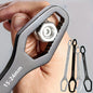 Purilite Select Universal Double Ended Self Tightening Wrench 3 to 17mm Adjustable Ratchet Spanner for Nuts Bolts Automotive and Home Repair