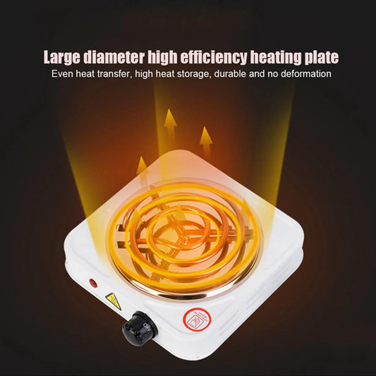 110V 1000W Single Tube Electric Stove Stainless Steel Home Electric Stove US Plug Portable Electric Heater Stove Kitchen Supply - PuriLite