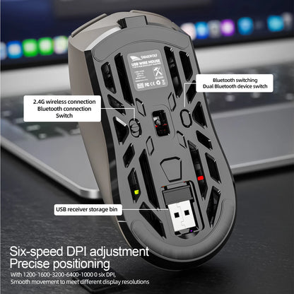 Purilite Select RS8 Tri-Mode Wireless Gaming Mouse