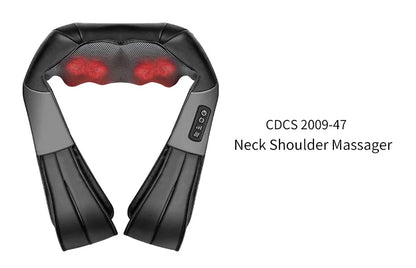 Purilite Select Deluxe 3D Electrical Shiatsu Heat Massager for Neck Pain Relief & Relaxation
