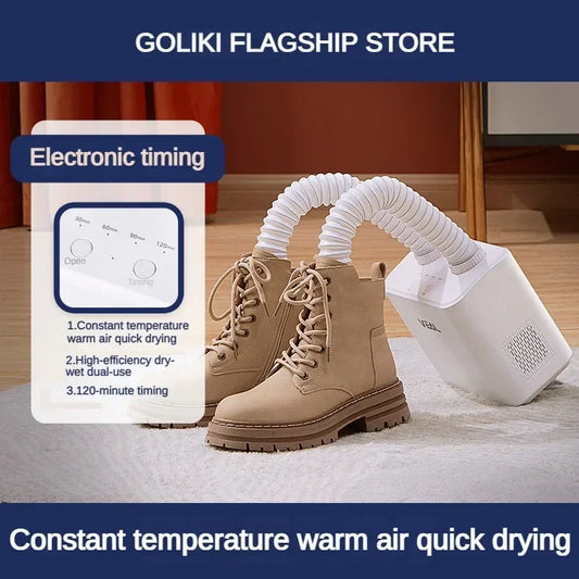 Purilite Select – 220/110V Electronic Shoe &amp; Boot Dryer with Timer and Activated Carbon Sterilization