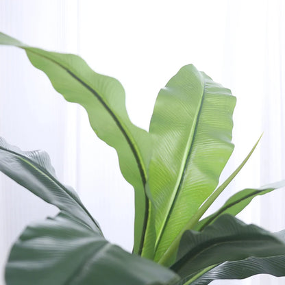 Purilite Select 75CM Artificial Banana Leaf Plant – Real Touch Tropical Palm Tree for Indoor Outdoor Home, Garden, and Event Decor - PuriLite