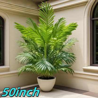 Purilite Select 50-Inch Artificial Palm Tree – Realistic Large Faux Tropical Plant for Indoor Outdoor Home, Garden, and Event Decor - PuriLite